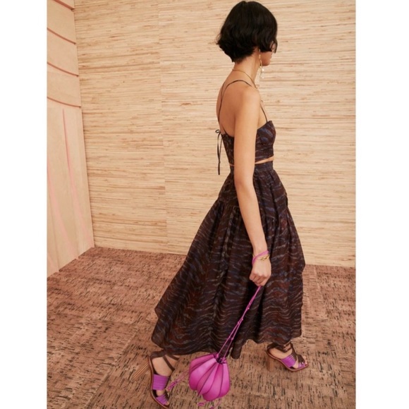 Ulla Johnson GIA Skirt Tiger Print Skirt U94/264/090 - Picture 9 of 12